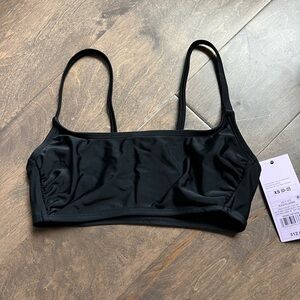 Wild Fable Black Swim Top NWT